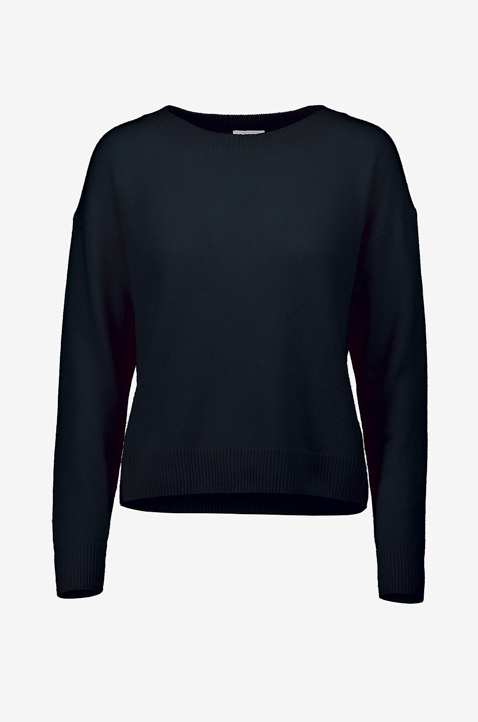 ALLUDE Boxy-Pullover mit Rundhalsausschnitt aus Kaschmir Damen DUNKELBLAU 1