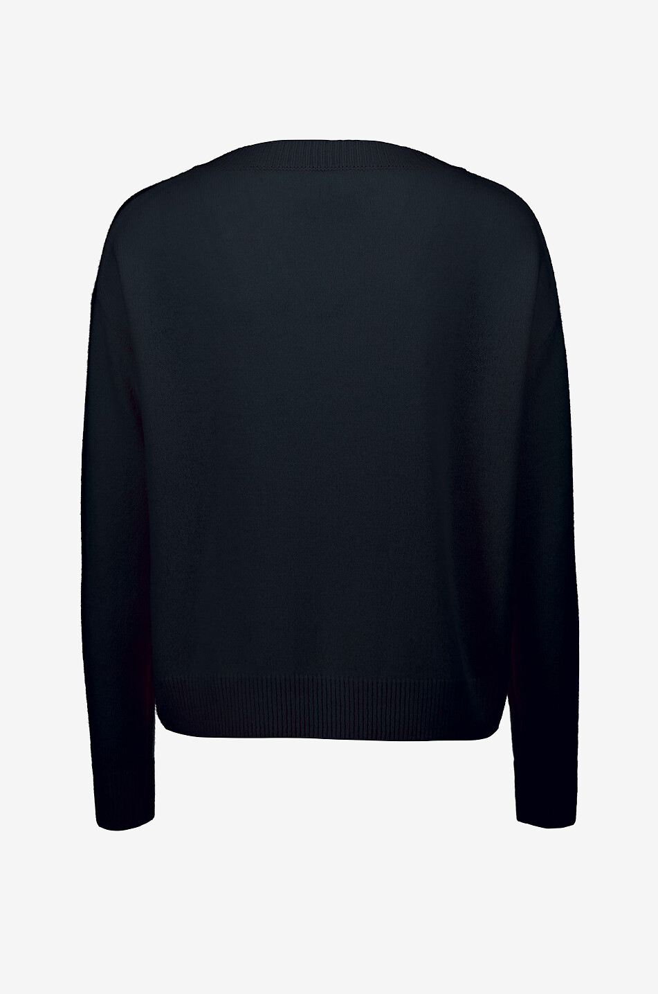 ALLUDE Boxy-Pullover mit Rundhalsausschnitt aus Kaschmir Damen DUNKELBLAU 2