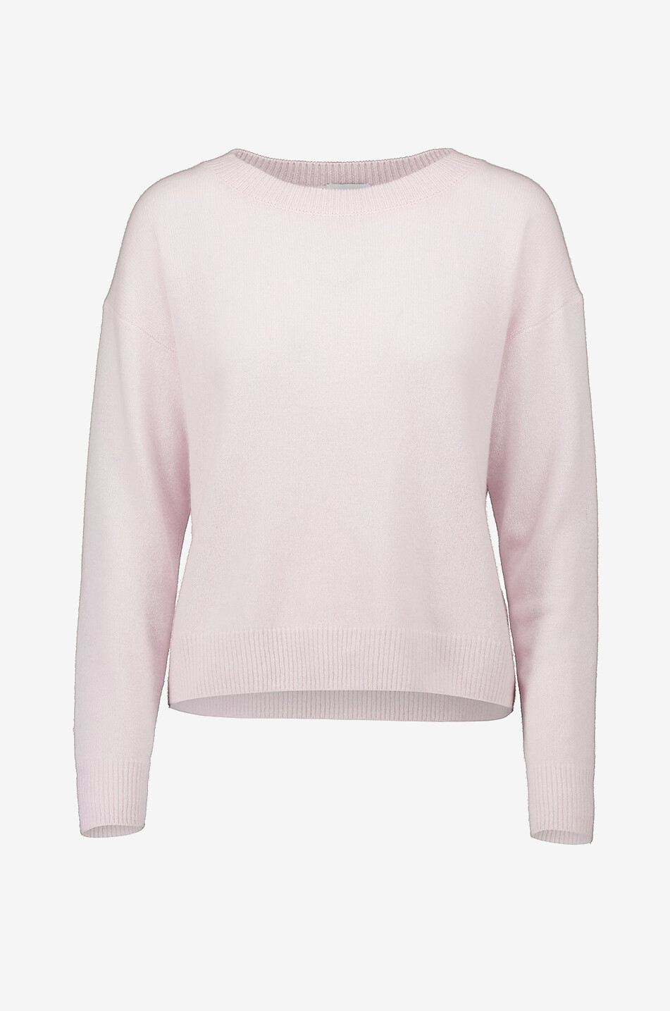 Boxy-Pullover mit Rundhalsausschnitt aus Kaschmir