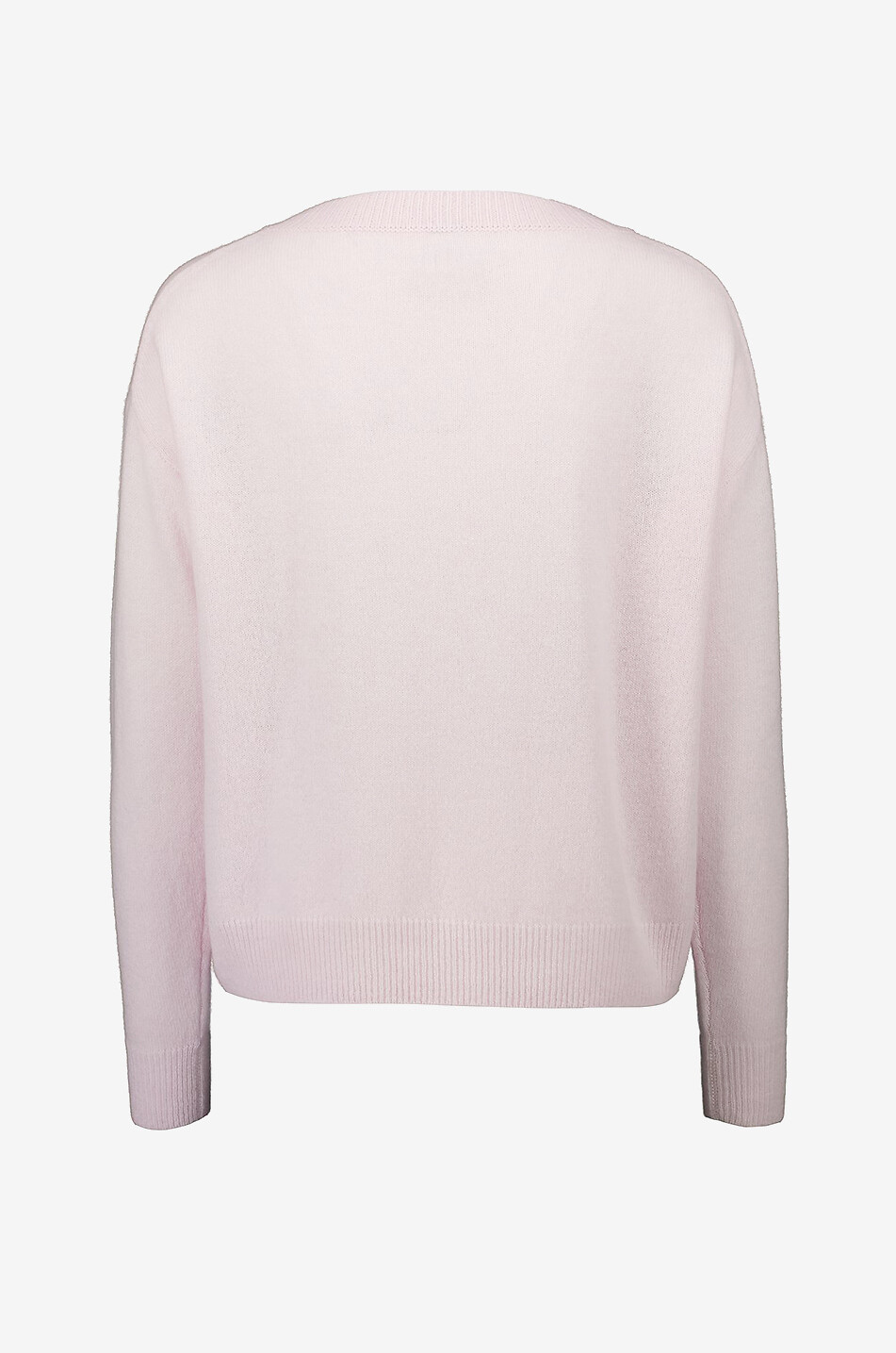 Boxy-Pullover mit Rundhalsausschnitt aus Kaschmir