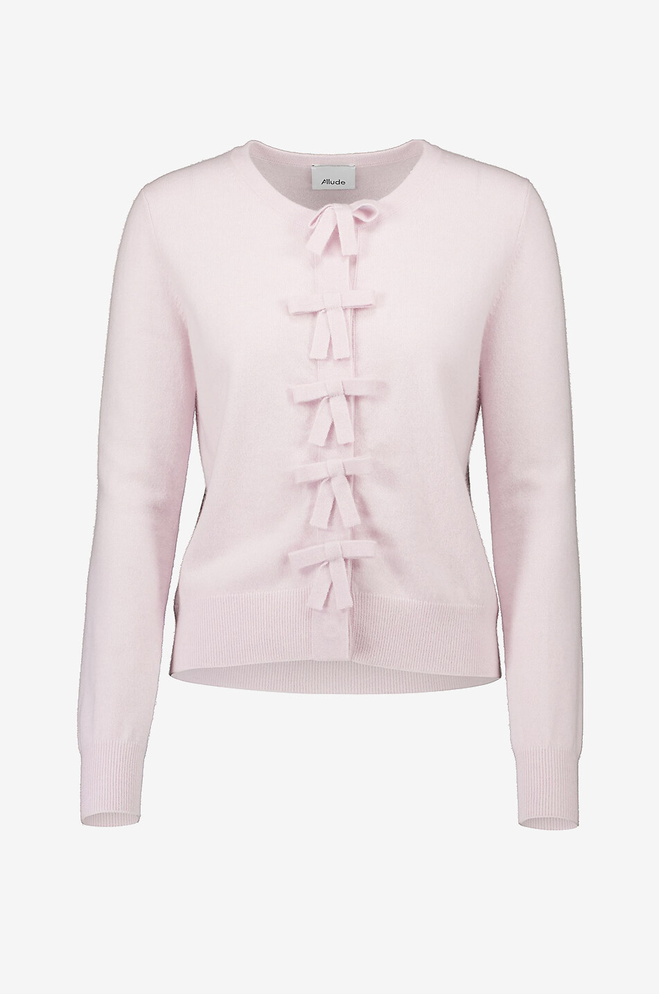 ALLUDE Cardigan aus Kaschmir mit Schleifen Damen HELLROSA 1