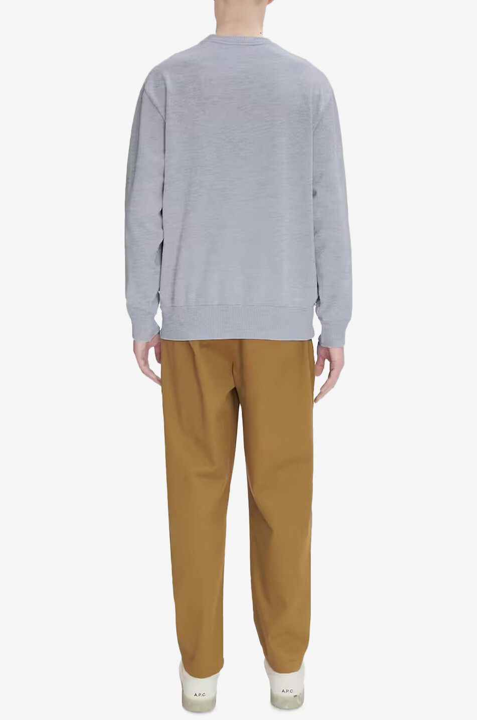 Boxy Tab cotton crewneck sweatshirt