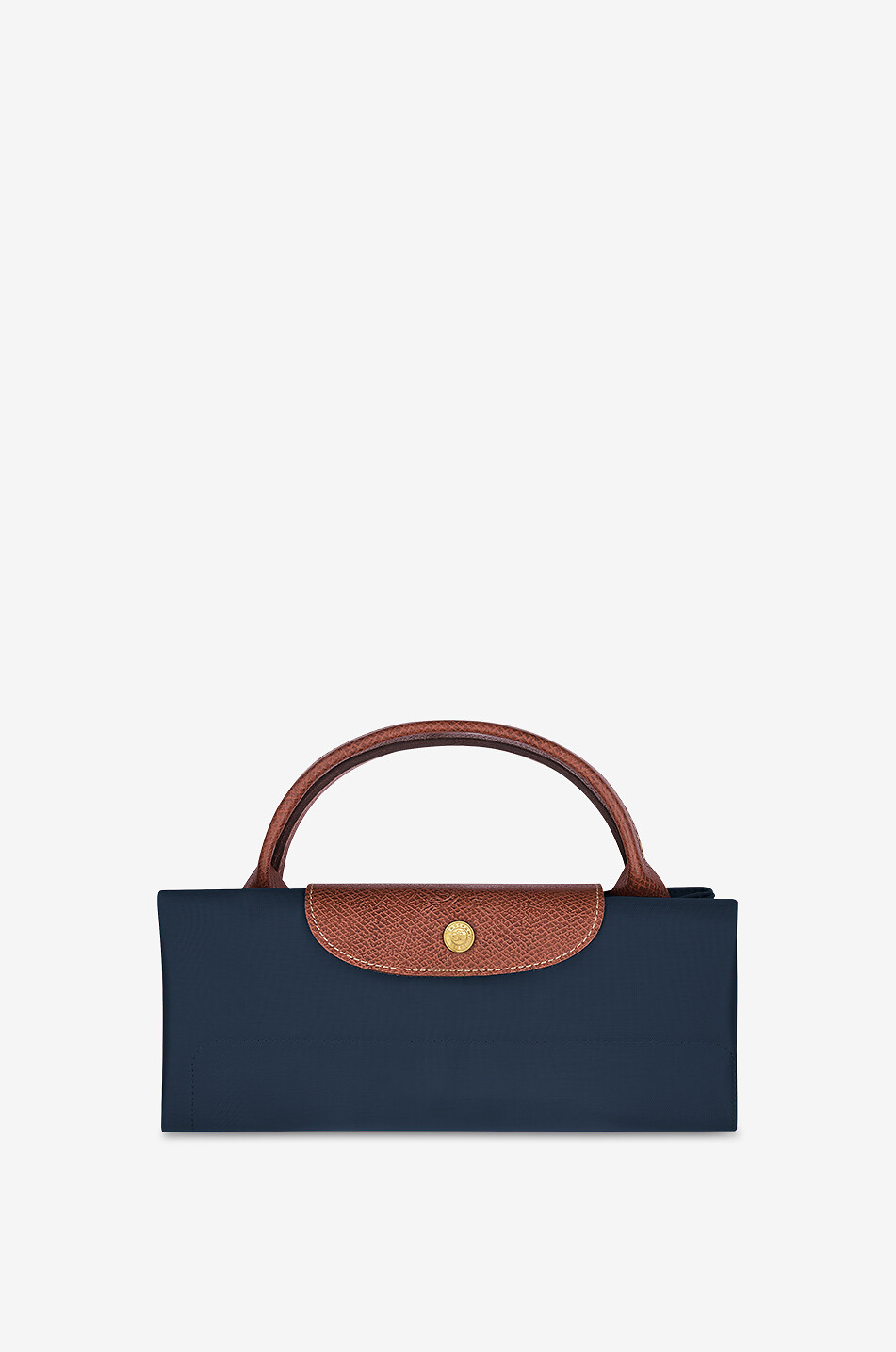 LONGCHAMP Sac de voyage en toile et cuir de Russie Le Pliage Original M Femme BLEU FONCE 6