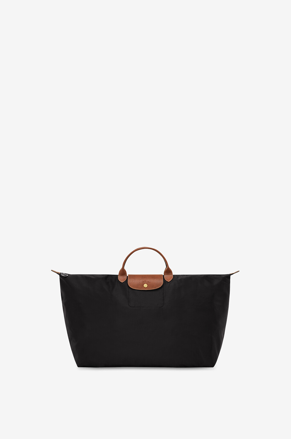 LONGCHAMP Reisetasche aus Segeltuch und Leder Le Pliage Original M Damen SCHWARZ 1