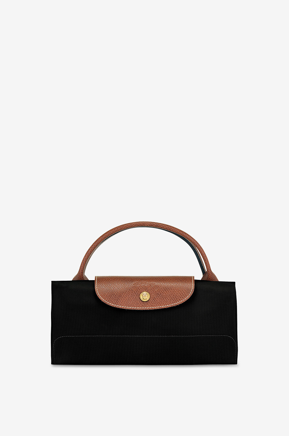 LONGCHAMP Reisetasche aus Segeltuch und Leder Le Pliage Original M Damen SCHWARZ 5