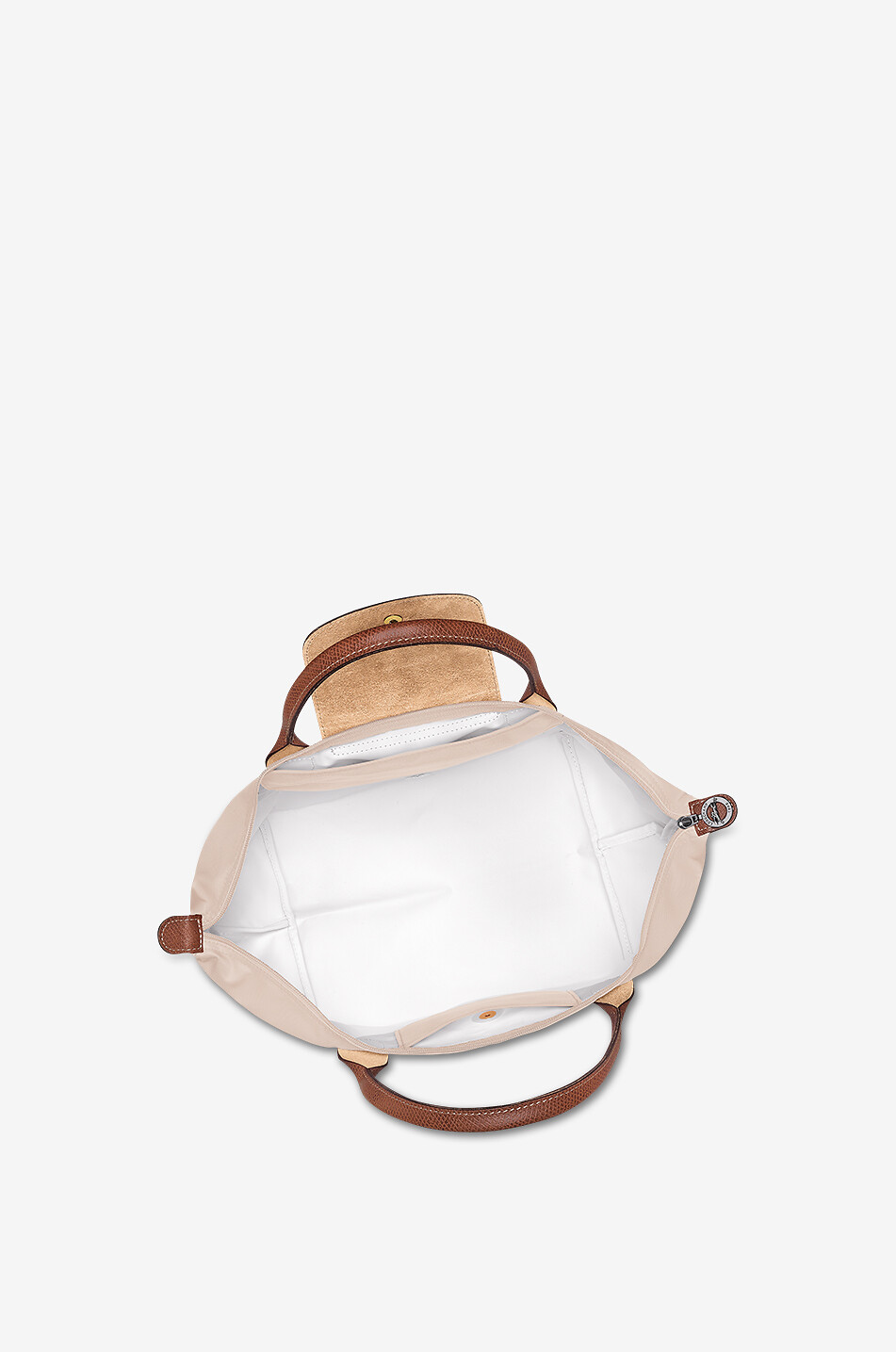 LONGCHAMP Handtasche aus Canvas Le Pliage Original M Damen CREMEFARBEN 4