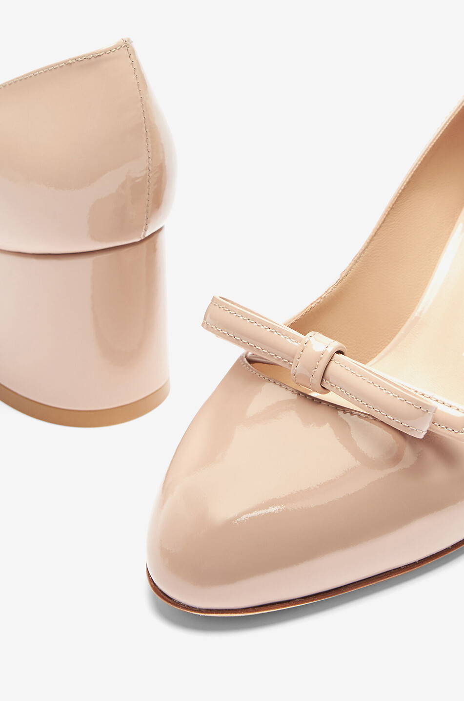 Pumps aus Lackleder mit Schleife Felicity Bow 60