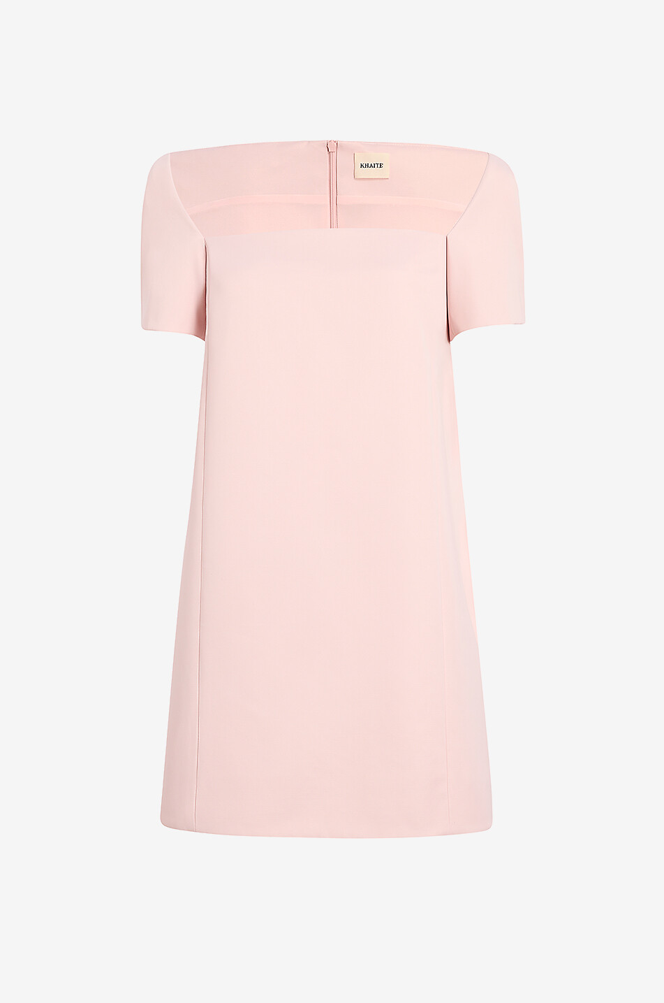 KHAITE Benji crepe mini dress Women PINK 1