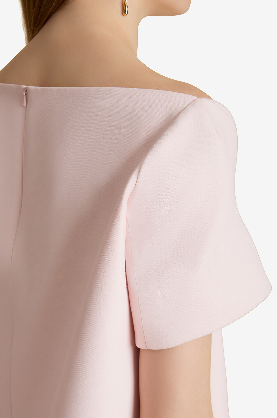 KHAITE Benji crepe mini dress Women PINK 5