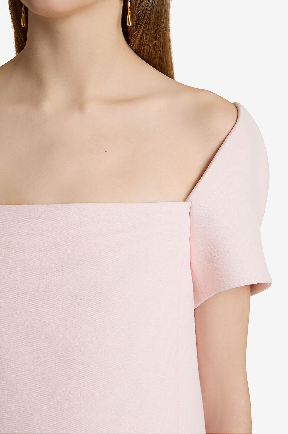 KHAITE Benji crepe mini dress Women PINK 6