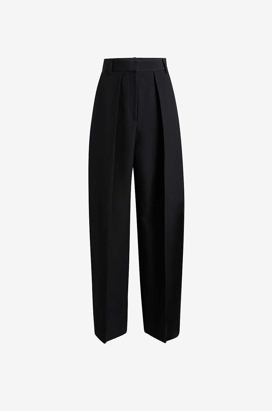 KHAITE Hose mit weitem Bein aus Viskose Maris Damen SCHWARZ 1