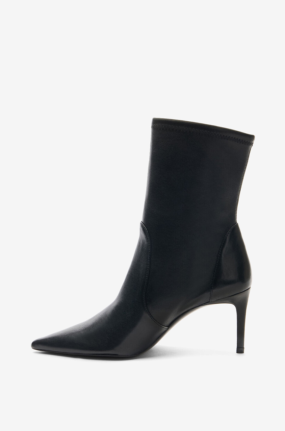 STUART WEITZMAN Absatzstiefeletten aus Glattleder Stuart Power 75 Damen SCHWARZ 3