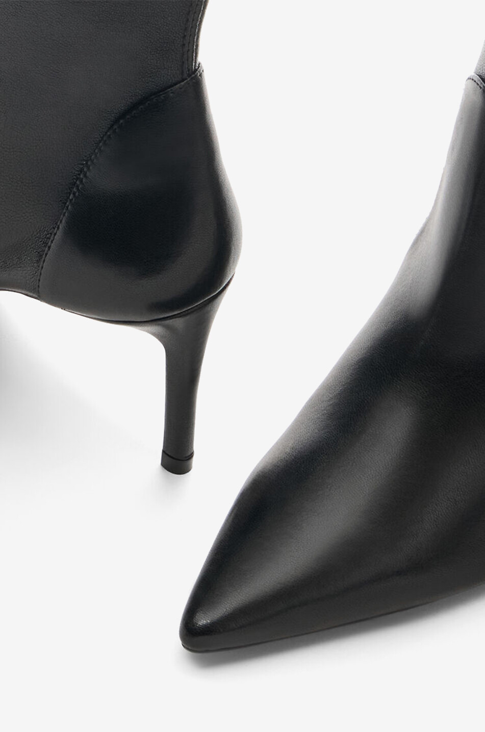 STUART WEITZMAN Stuart Power 75 smooth leather heeled ankle boots Women BLACK 6
