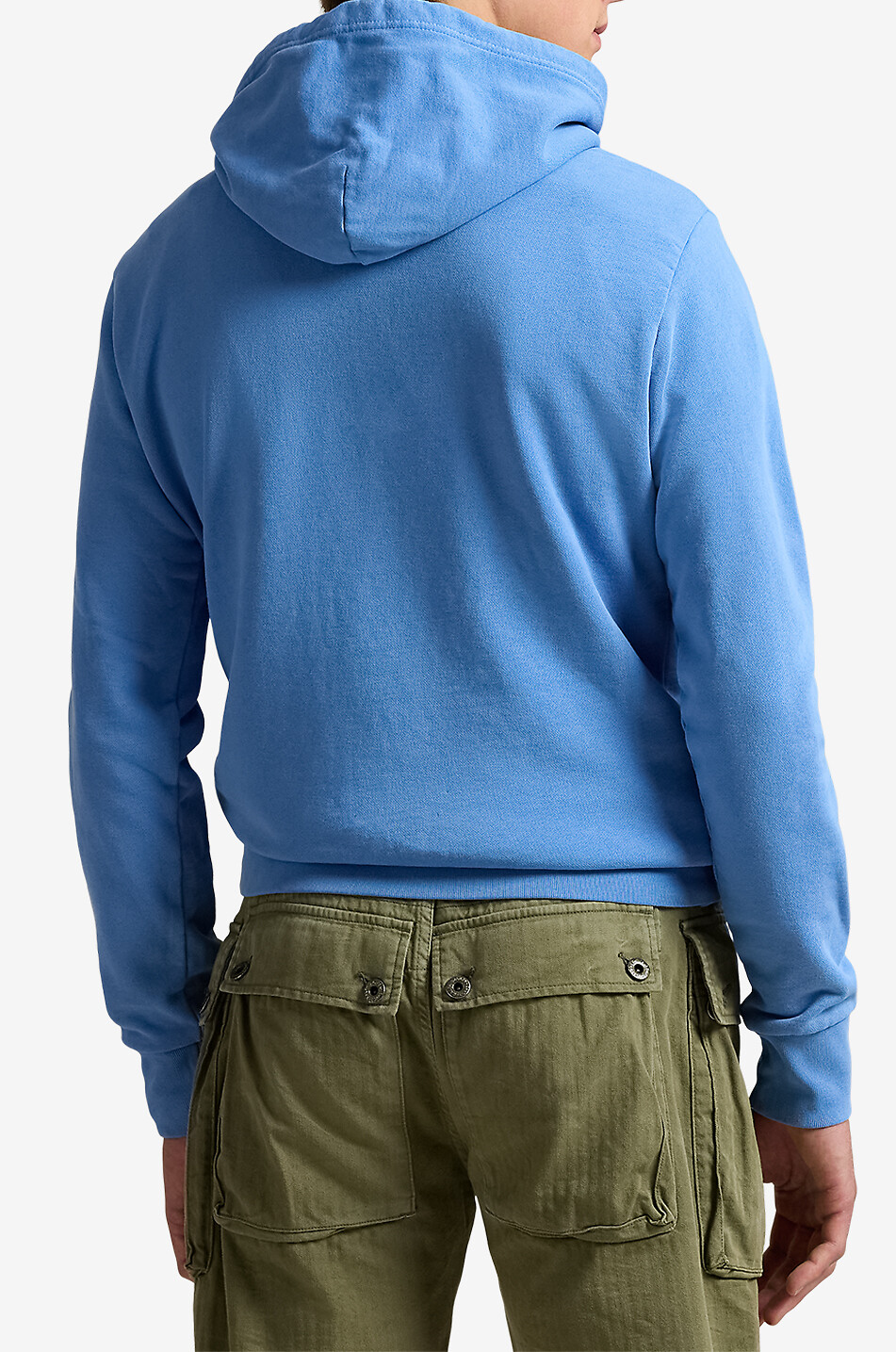 POLO RALPH LAUREN Pony embroidered hooded sweatshirt Men BLUE 3
