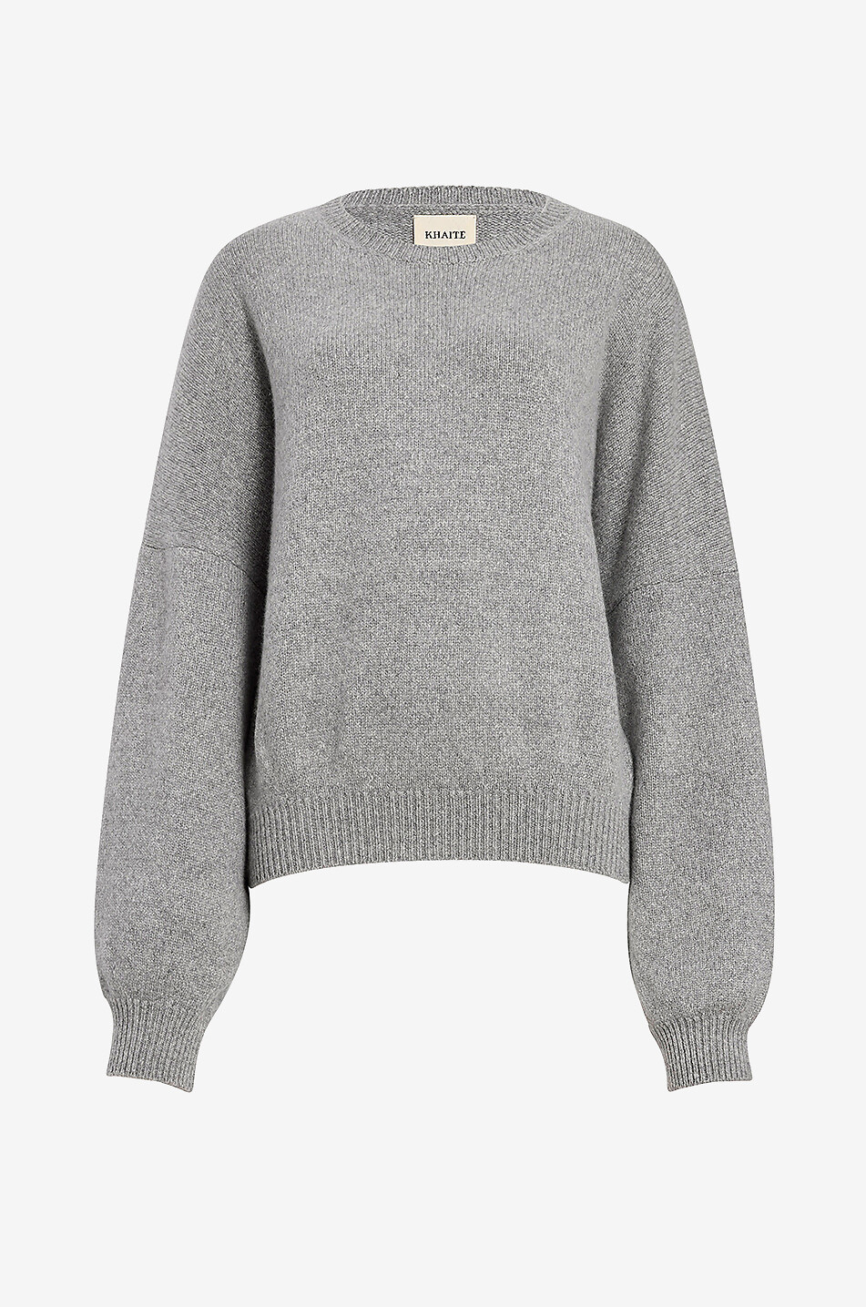 KHAITE Pullover mit Rundhalsausschnitt aus Kaschmir Margaux Damen GRAU 1