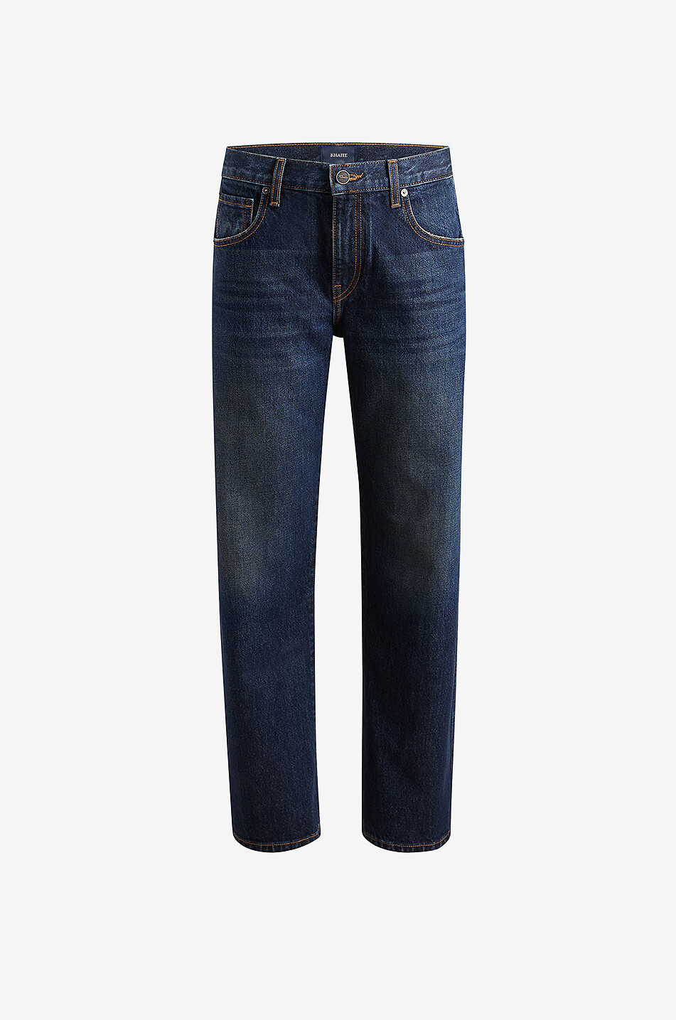 KHAITE Abigail cotton straight-leg jeans Women BLUE 1