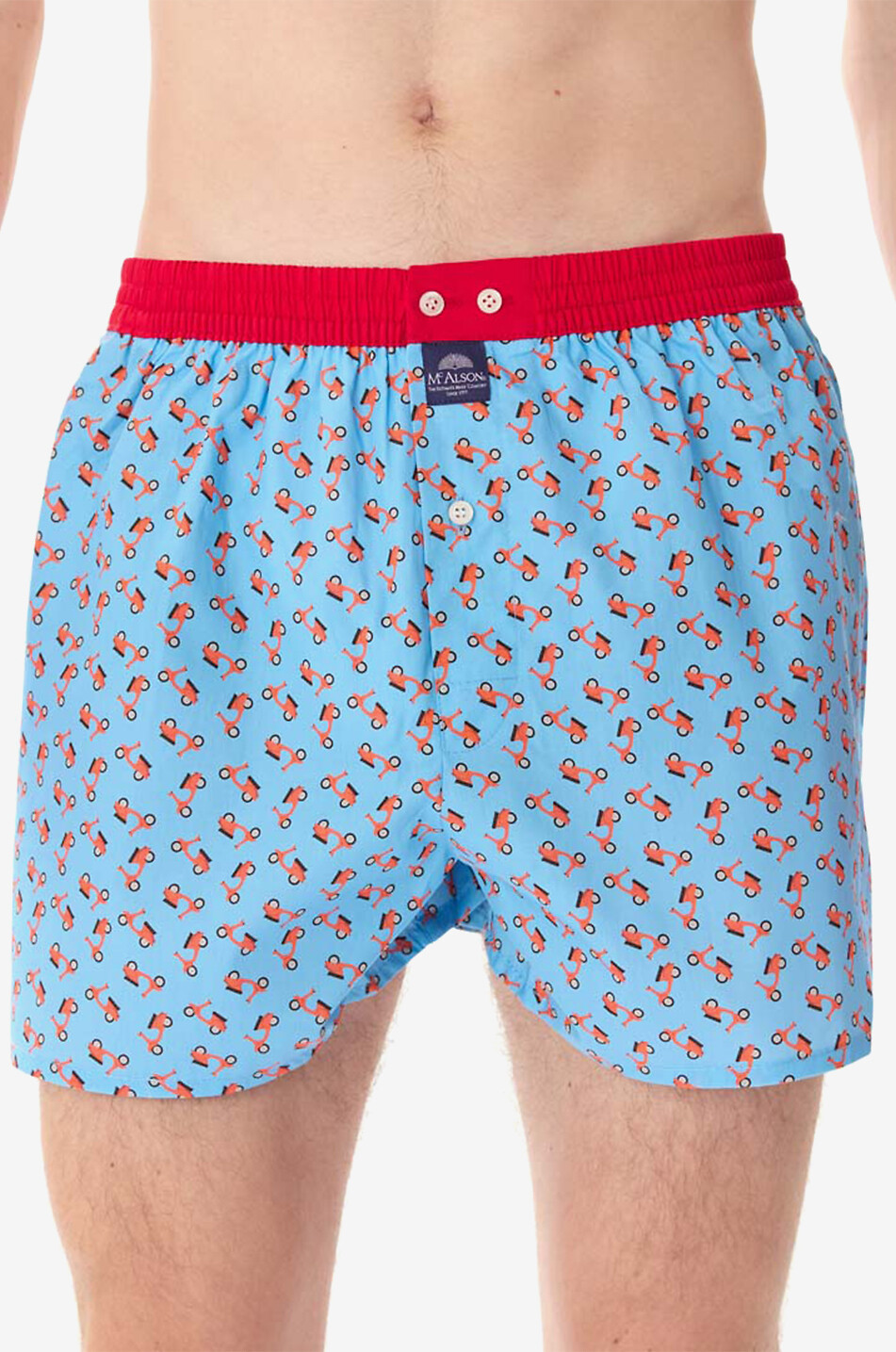 MC ALSON Boxershorts aus Baumwolle M5160 Herren HELLBLAU 2