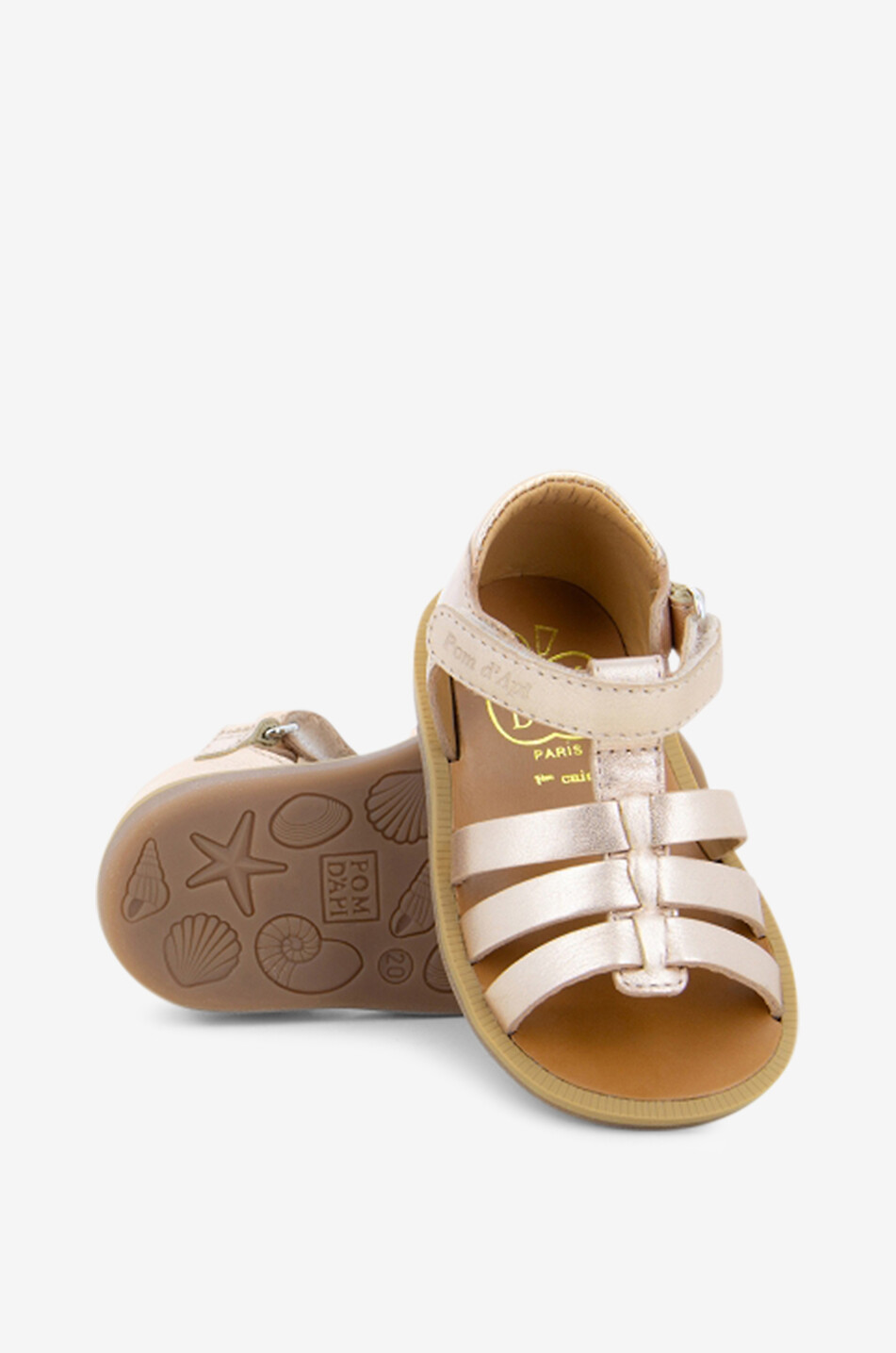 POM D'API Sandales bébé Poppy Strap Bébé CUIVRE 4