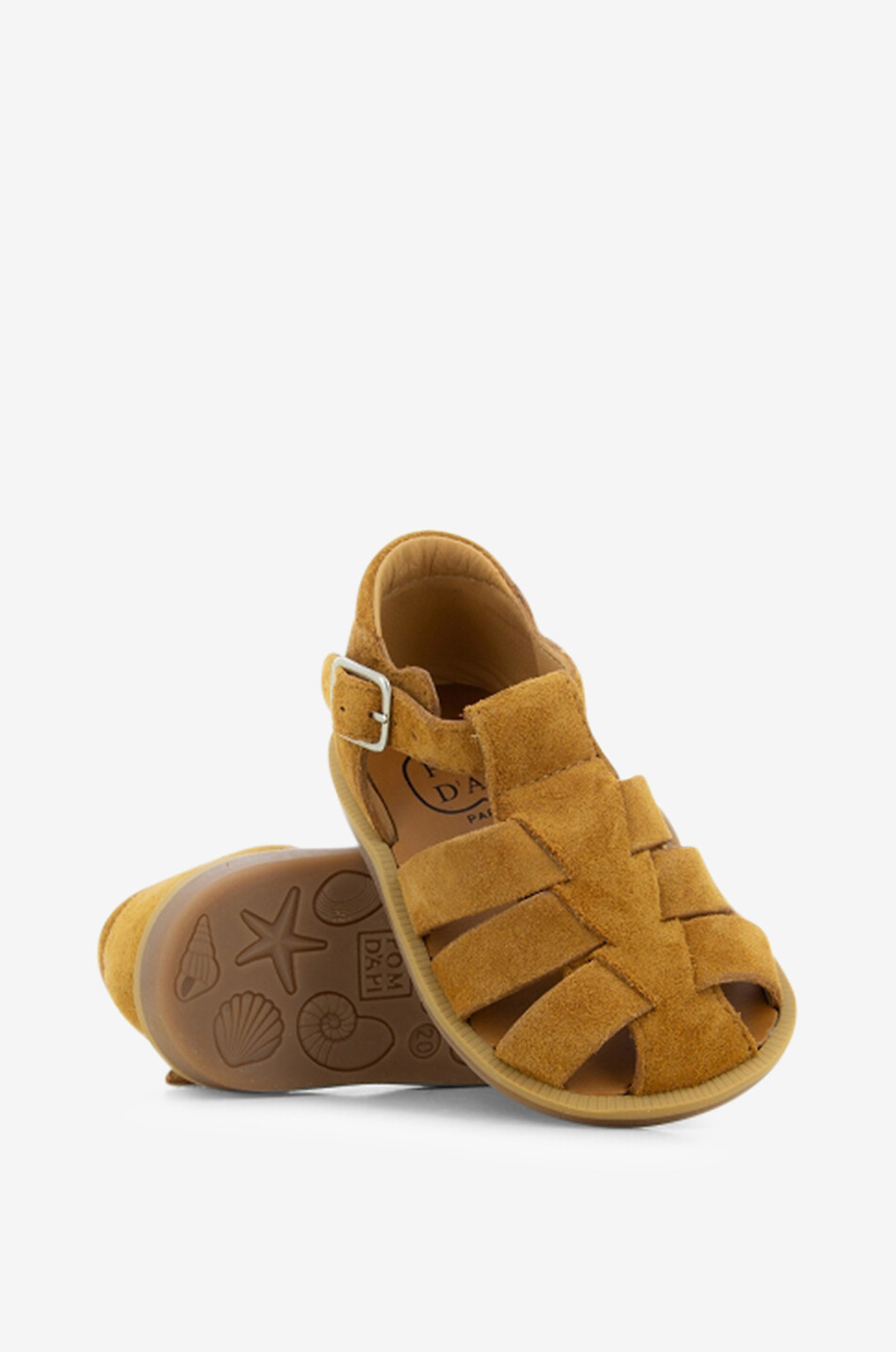 POM D'API Poppy Daddy baby sandals Baby CAMEL 4