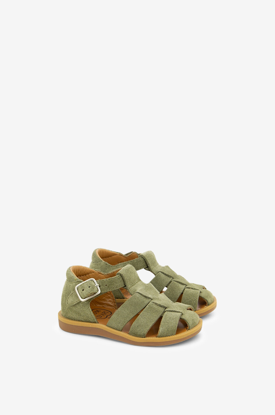 POM D'API Poppy Daddy baby sandals Baby KHAKI 2