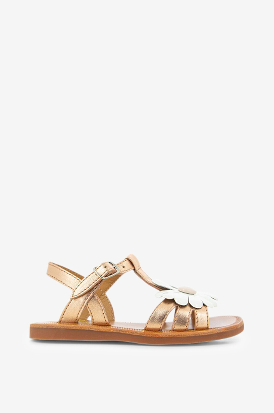 POM D'API Sandalen für Kinder Plagette Big Flo Mädchen KUPFERFARBEN 1