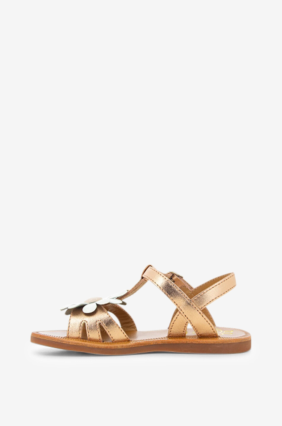 POM D'API Sandalen für Kinder Plagette Big Flo Mädchen KUPFERFARBEN 3