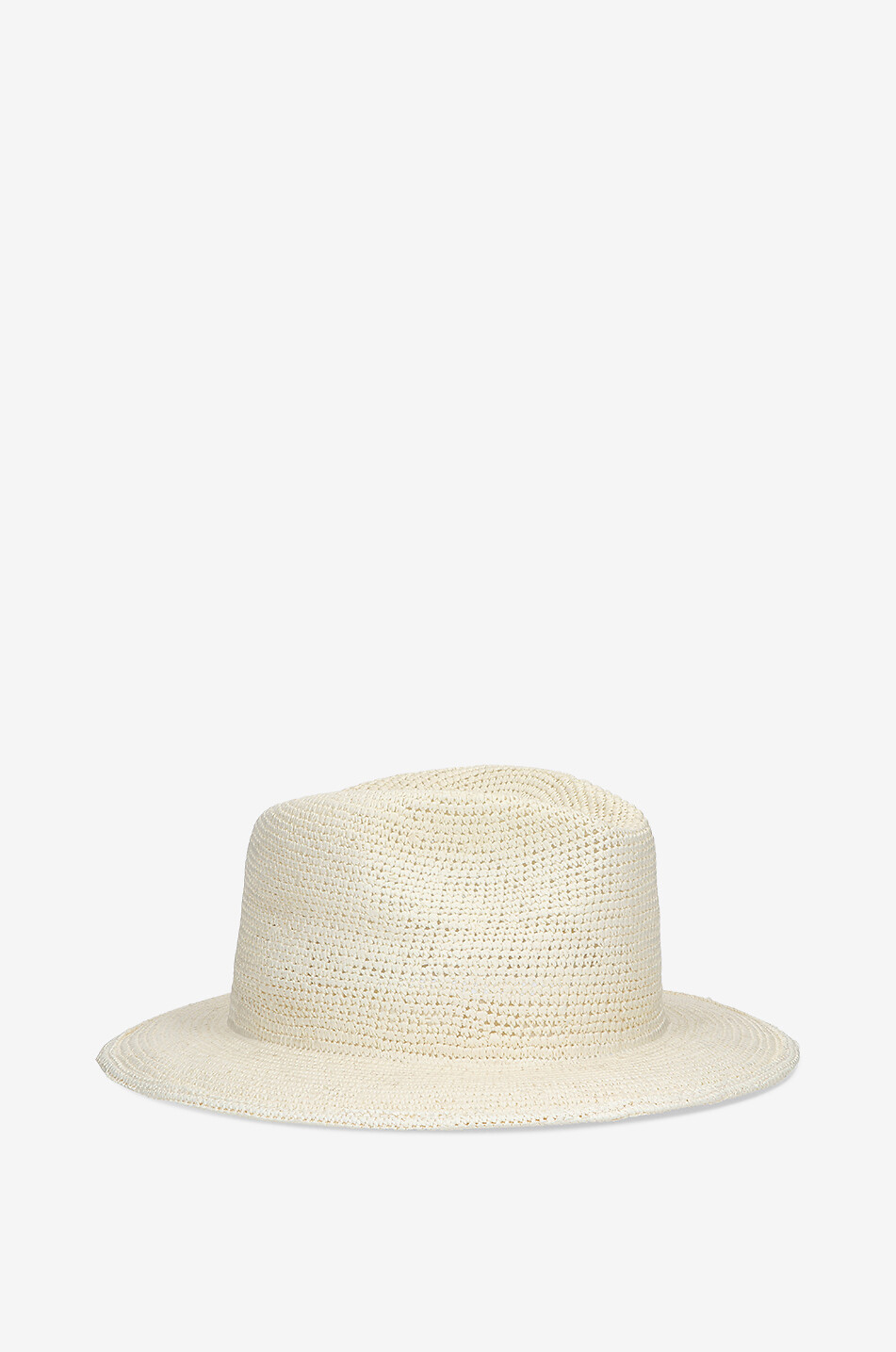 BORSALINO Chapeau de paille Clochard Panama Homme BLANC CASSE 2