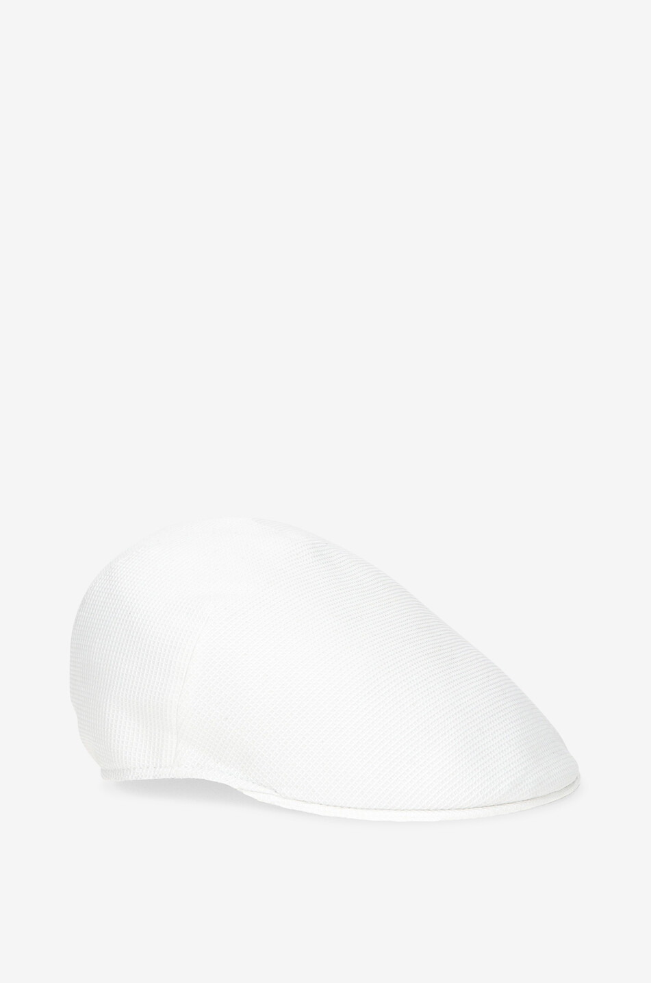 BORSALINO Parigi cotton piqué beret Men WHITE 3