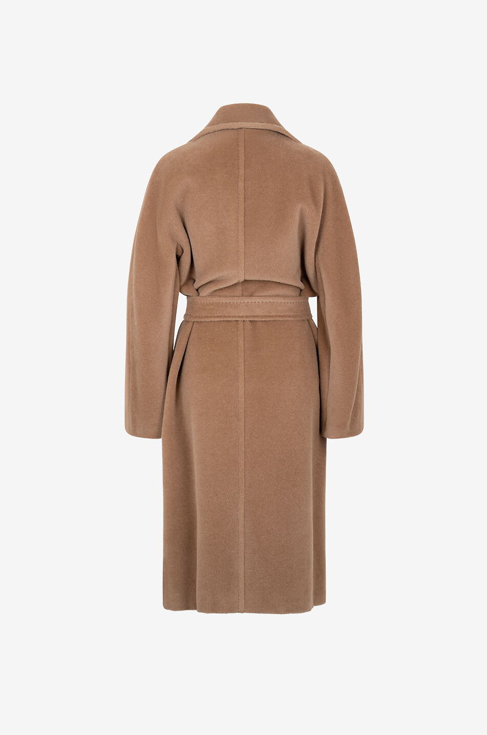 MAX MARA STUDIO Martin long double-breasted wool and alpaca coat Women CAMEL 2