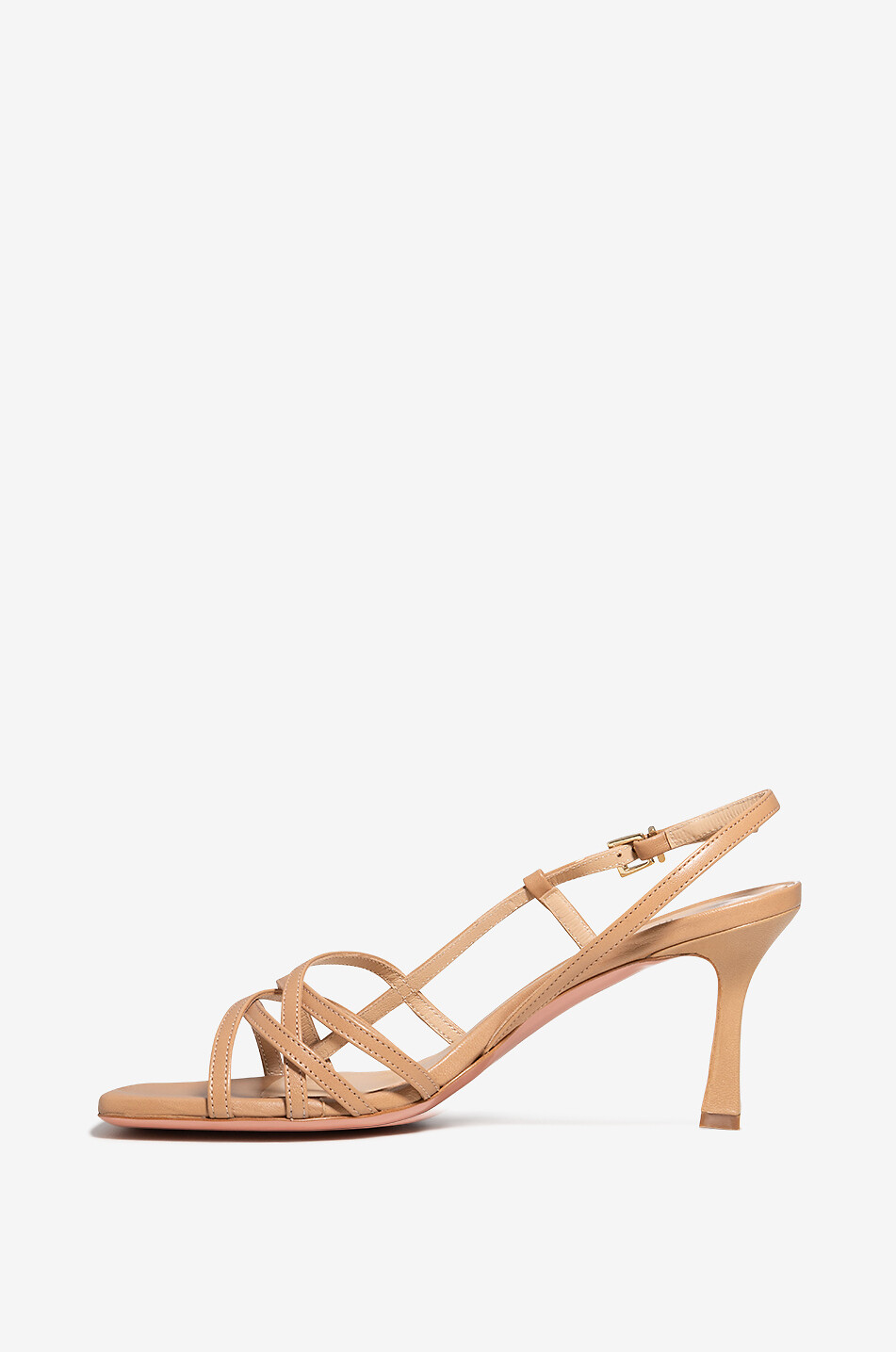 BONGENIE Absatzsandalen aus Nappeleder Medea 80 Damen HELLROSA 3