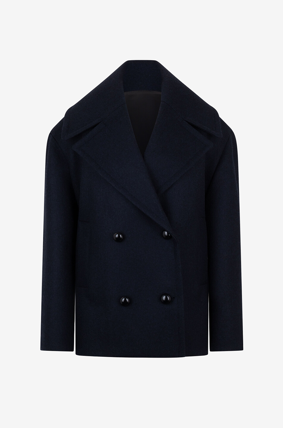 Oversize-Cabanjacke aus gefilzter Wolle Sailor