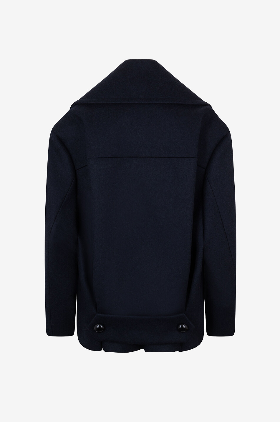 Oversize-Cabanjacke aus gefilzter Wolle Sailor