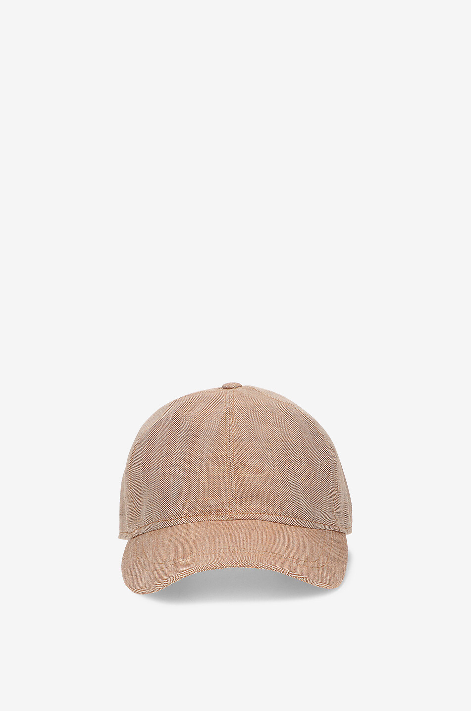 BORSALINO Casquette en lin Hiker Homme MARRON CLAIR 1