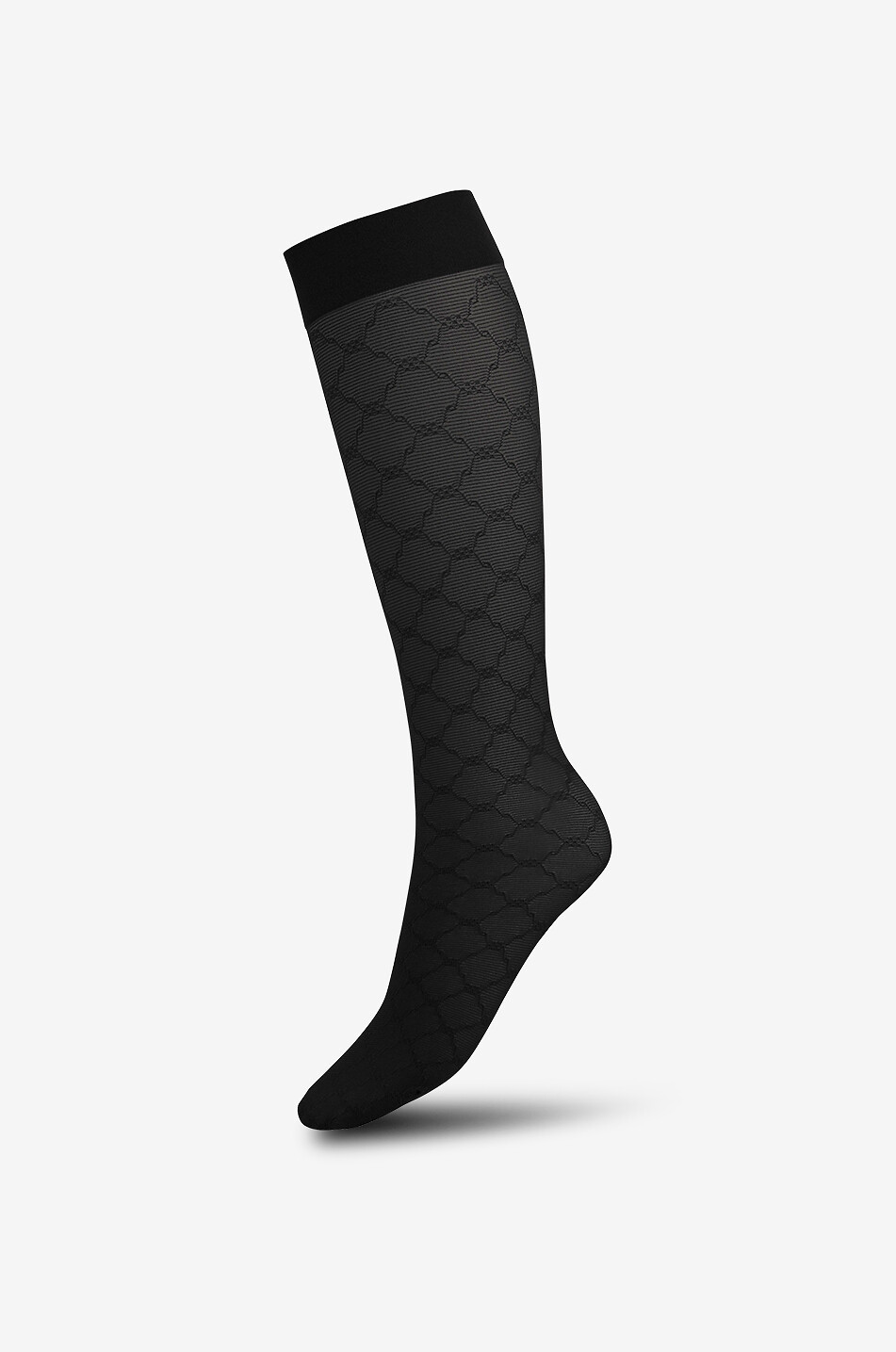 Sheer knee-high socks
