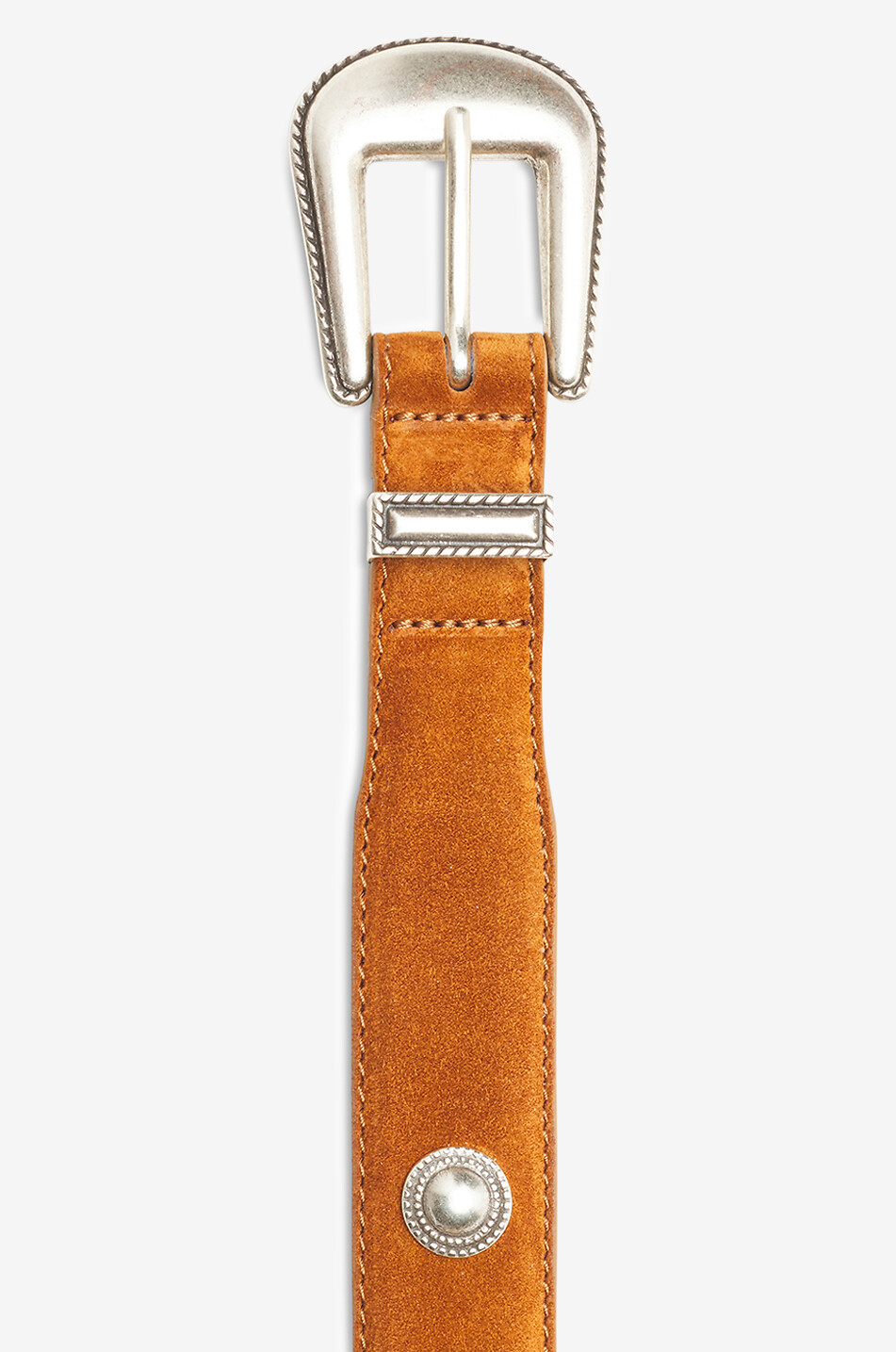 ACE DENIM Wildledergürtel Cowboy AD 121 Herren KAMELFARBEN 2