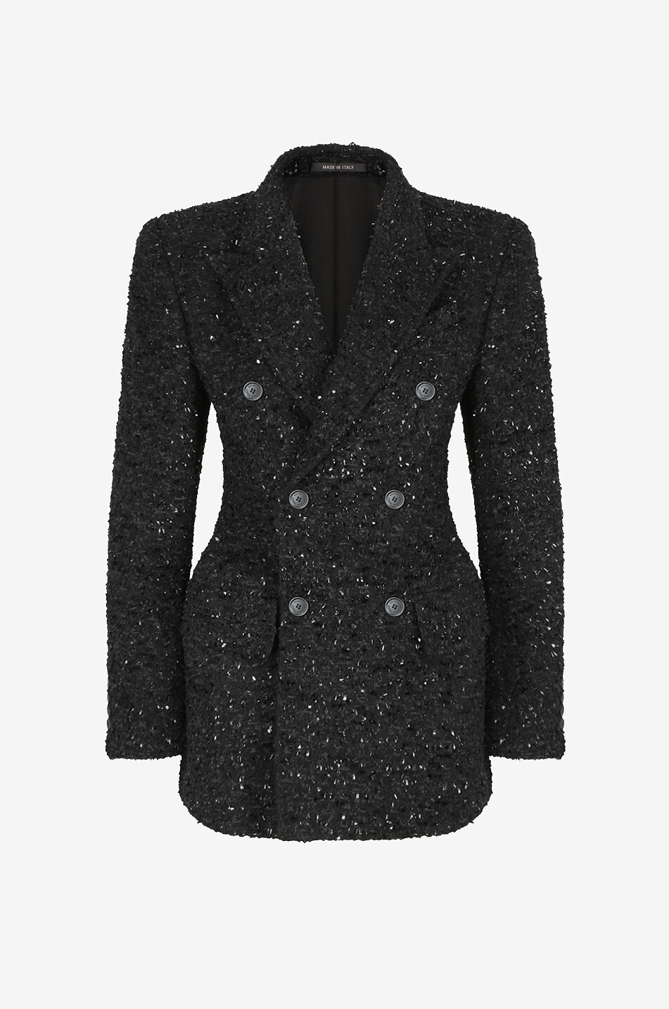 Zweireihiger Tweed-Blazer Hourglass