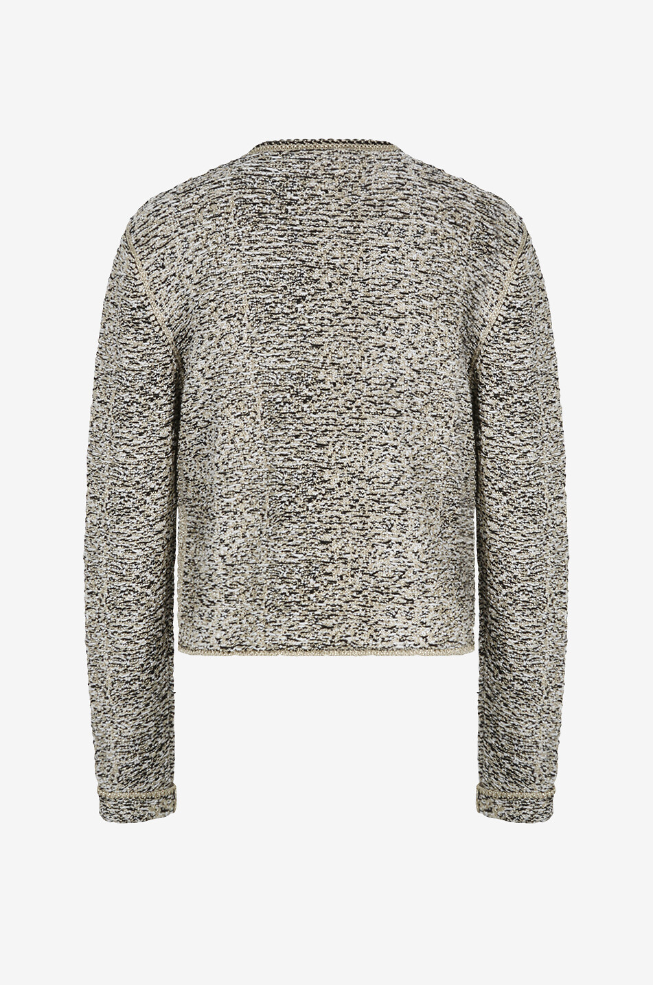 Funkelnde Kostümjacke im Tweed-Strick