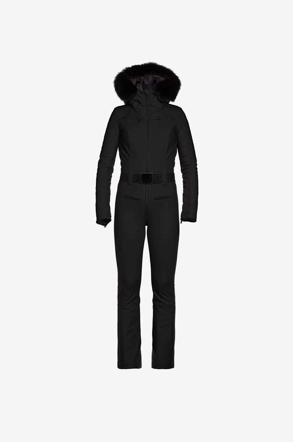 GOLDBERGH Daunengefütterter Skianzug Parry Faux Border Damen SCHWARZ 1