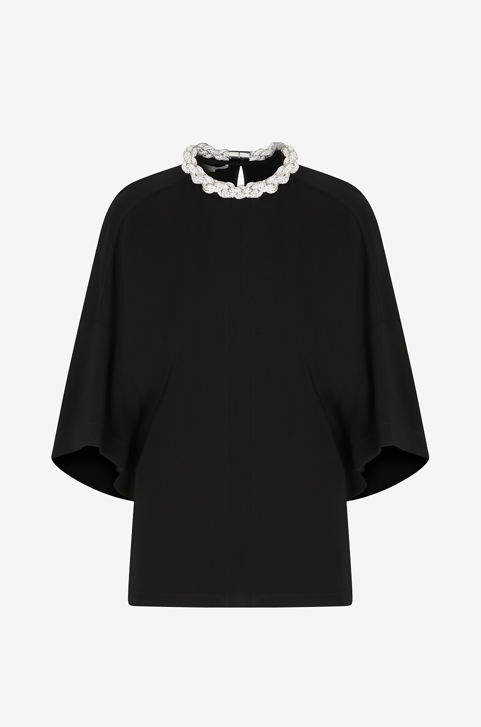 Top en crêpe Falabella Crystal Chain