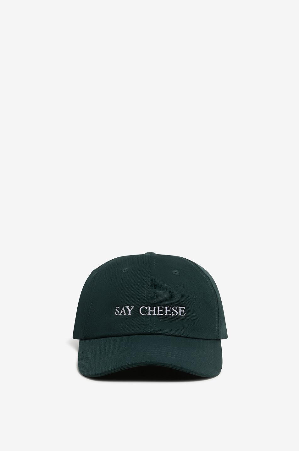 HO HO COCO Casquette en coton Say Cheese Homme VERT 1