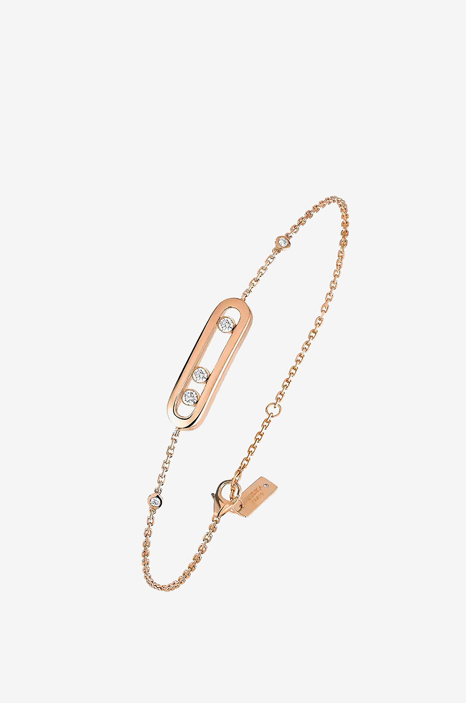 Bracelet en or rose et diamants Baby Move