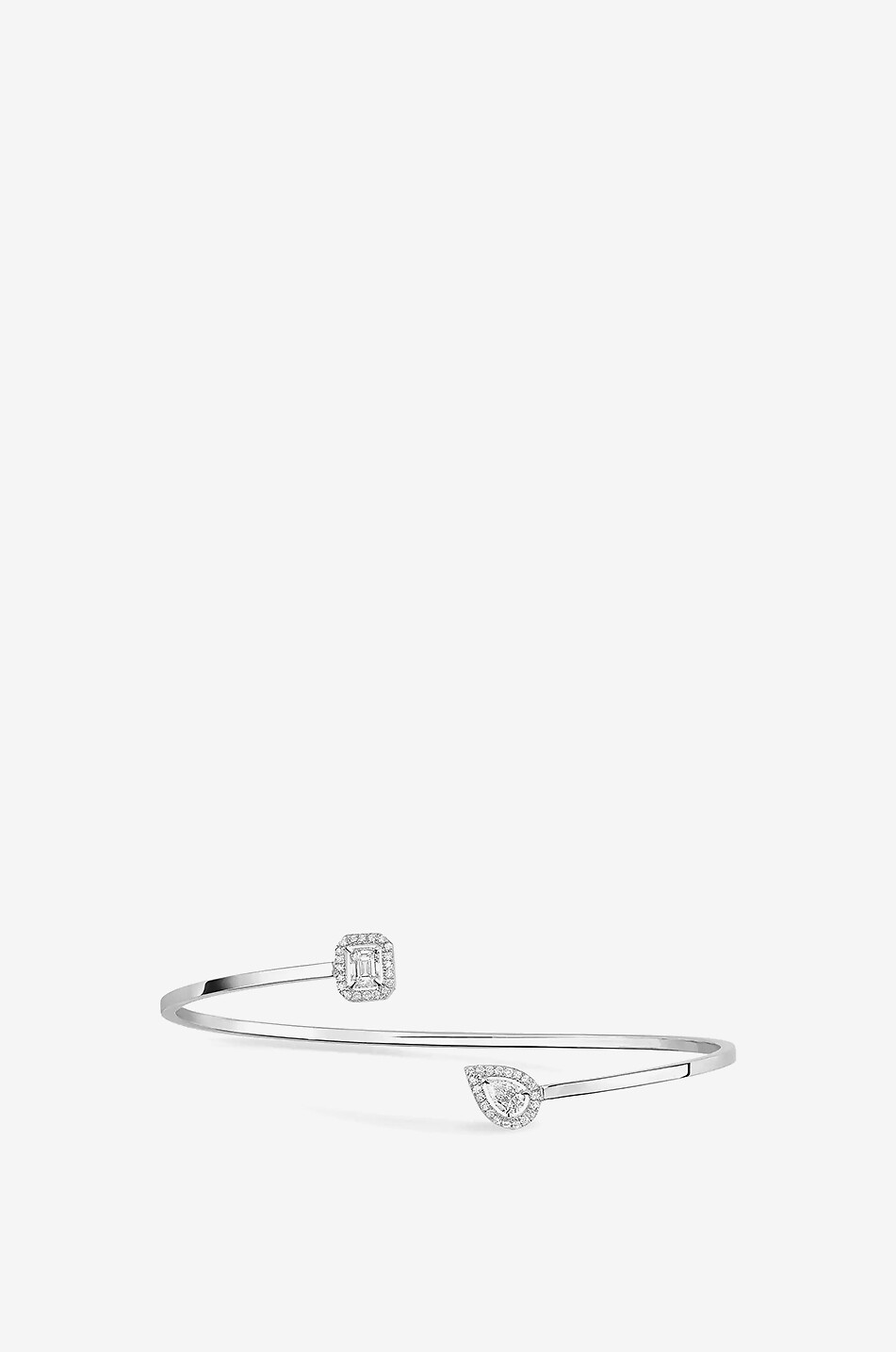 MESSIKA Jonc en or blanc et diamants My Twin Toi & Moi - M Femme ARGENT 3