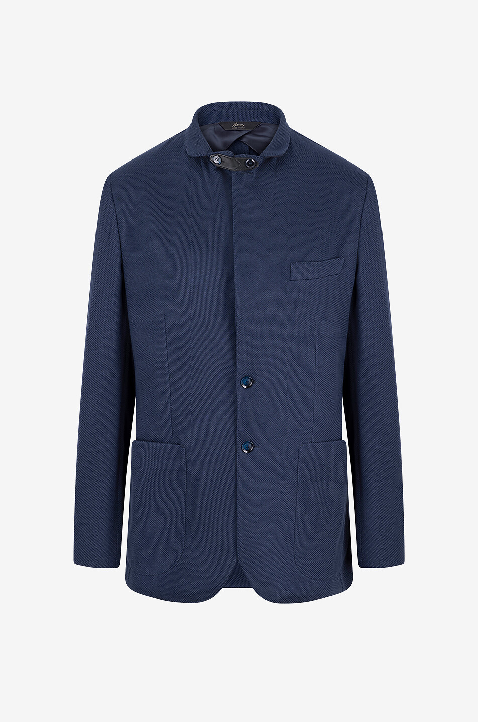 BRIONI Veste en soie et coton Homme BLEU FONCE 1