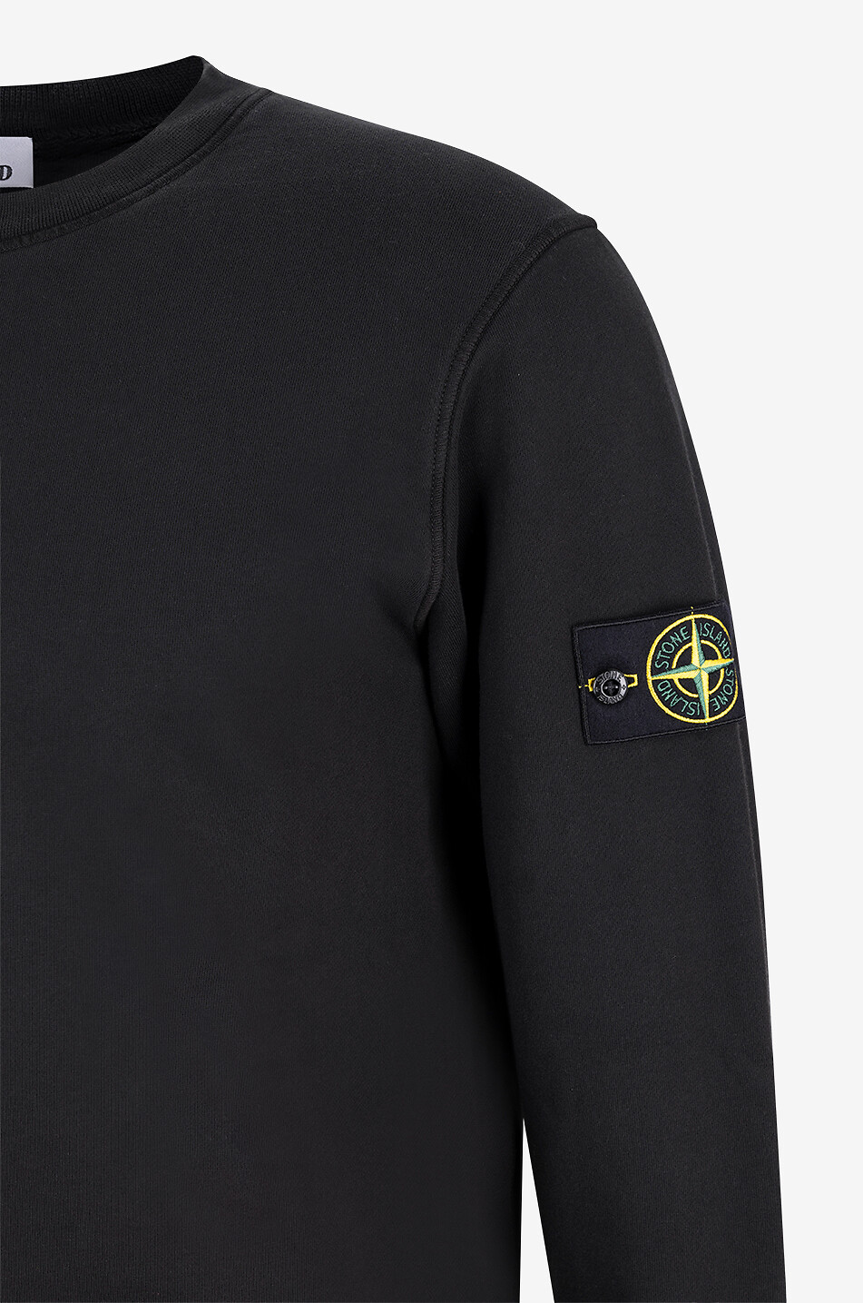STONE ISLAND Rundhalssweatshirt aus Baumwolle 6100044 Herren SCHWARZ 3