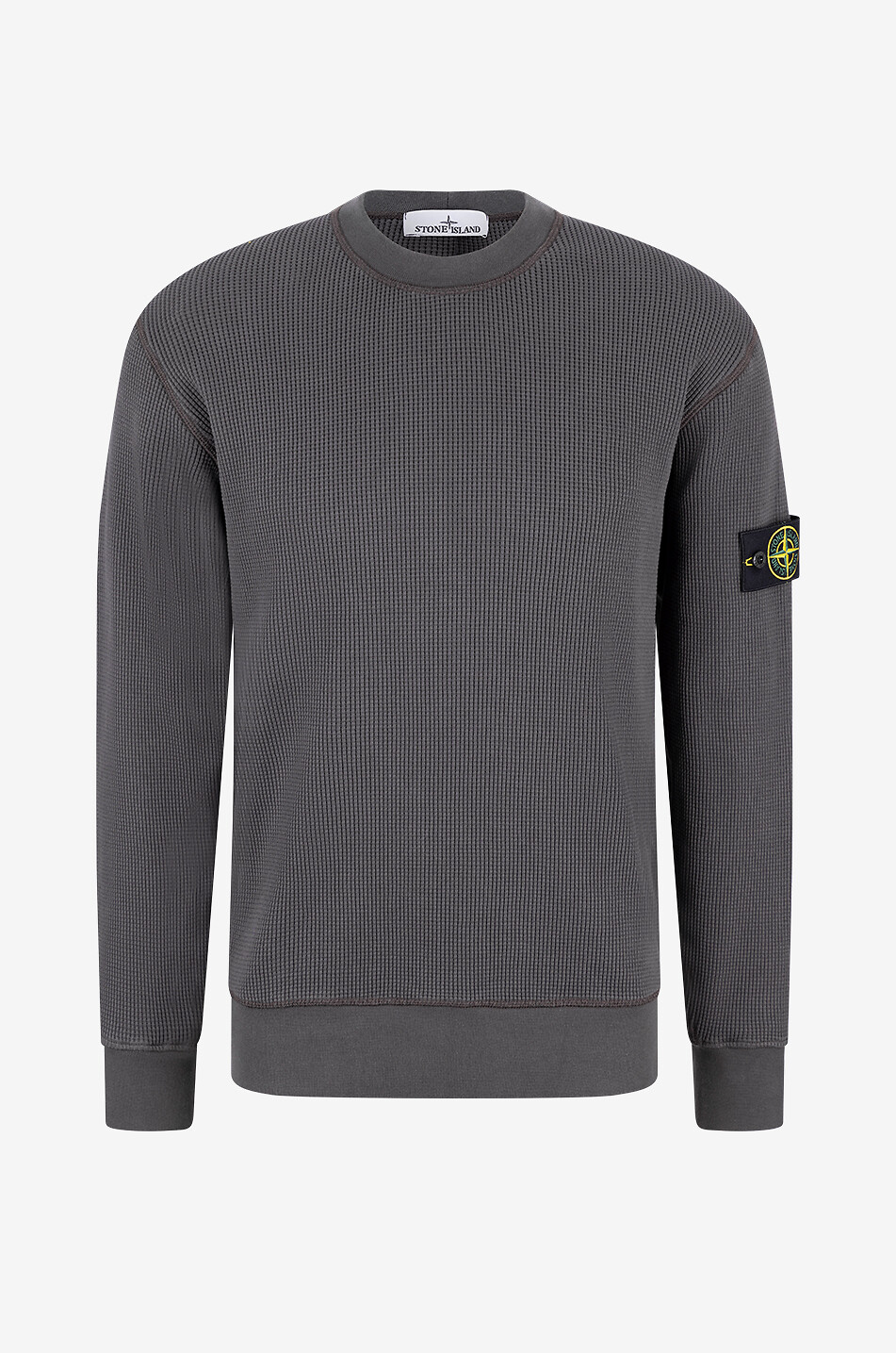 Sweat-shirt à col rond en coton 6100008 Wafle Fleece