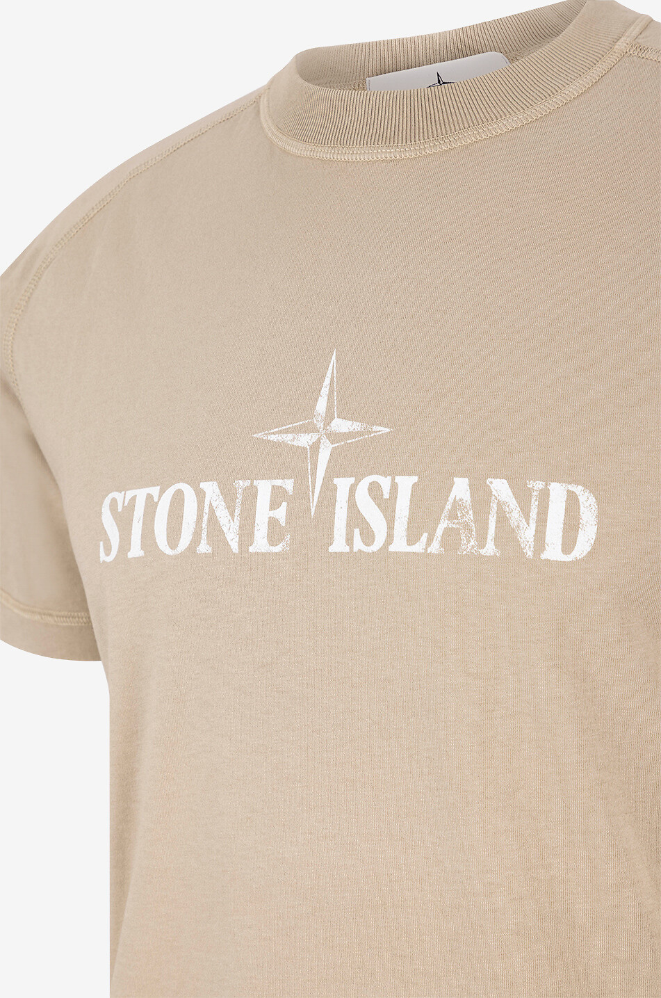 STONE ISLAND Kurzärmeliges T-Shirt aus Biobaumwolle 2100020 Herren BEIGE 3