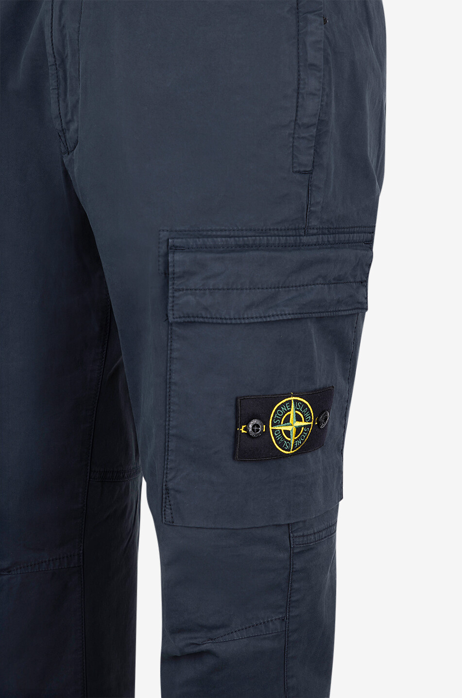 STONE ISLAND 3100304 Supima Cotton Twill Stretch-TC cargo trousers Men DARK BLUE 3