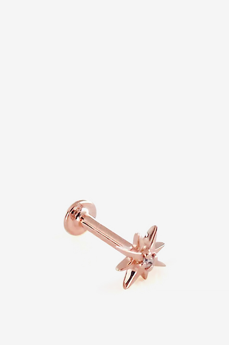 AVINAS Ohr-Piercing aus Roségold und Diamant Polaris Damen ROSA 1