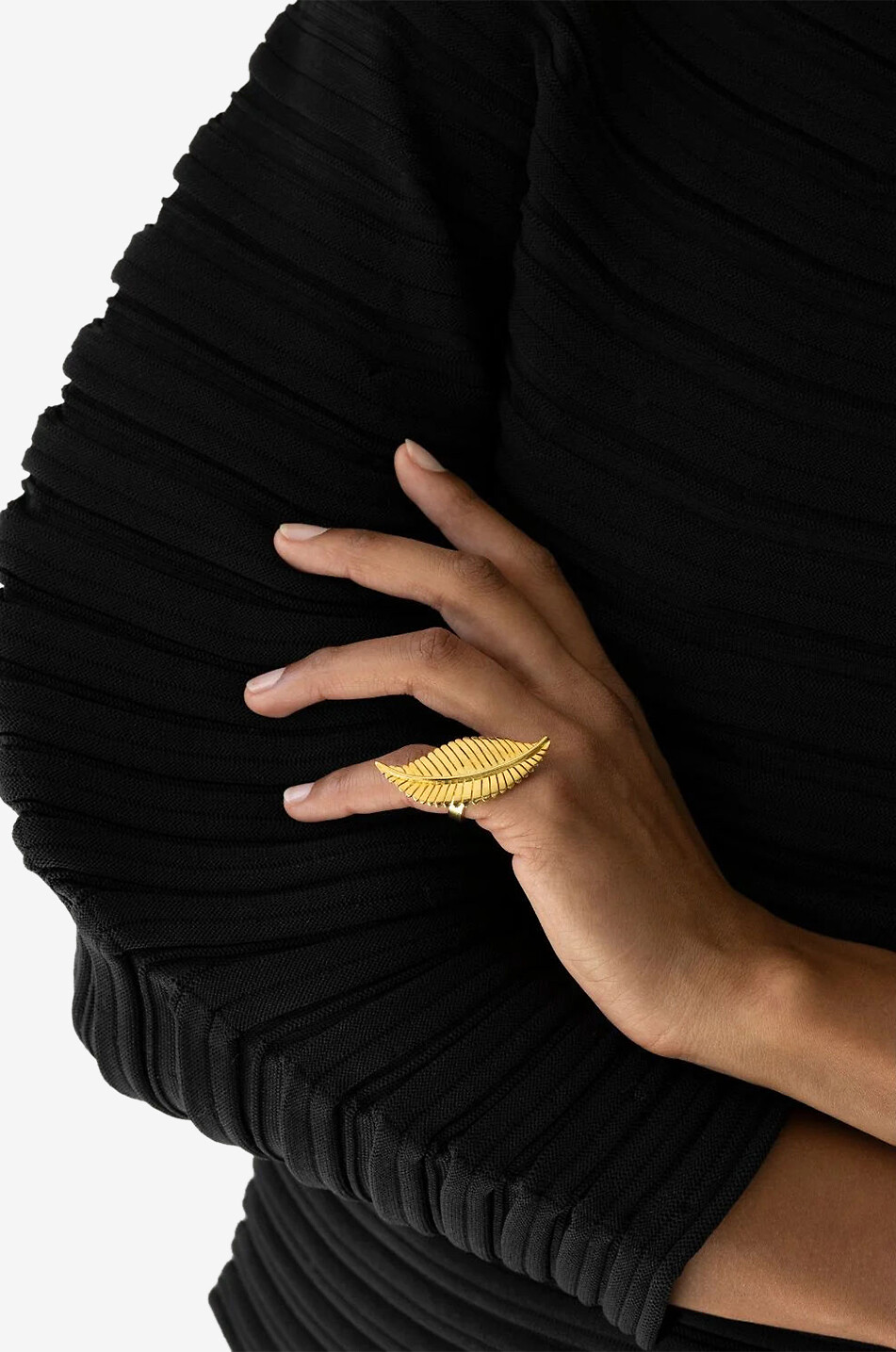 Bague dorée Botanicals Gentle Whisper