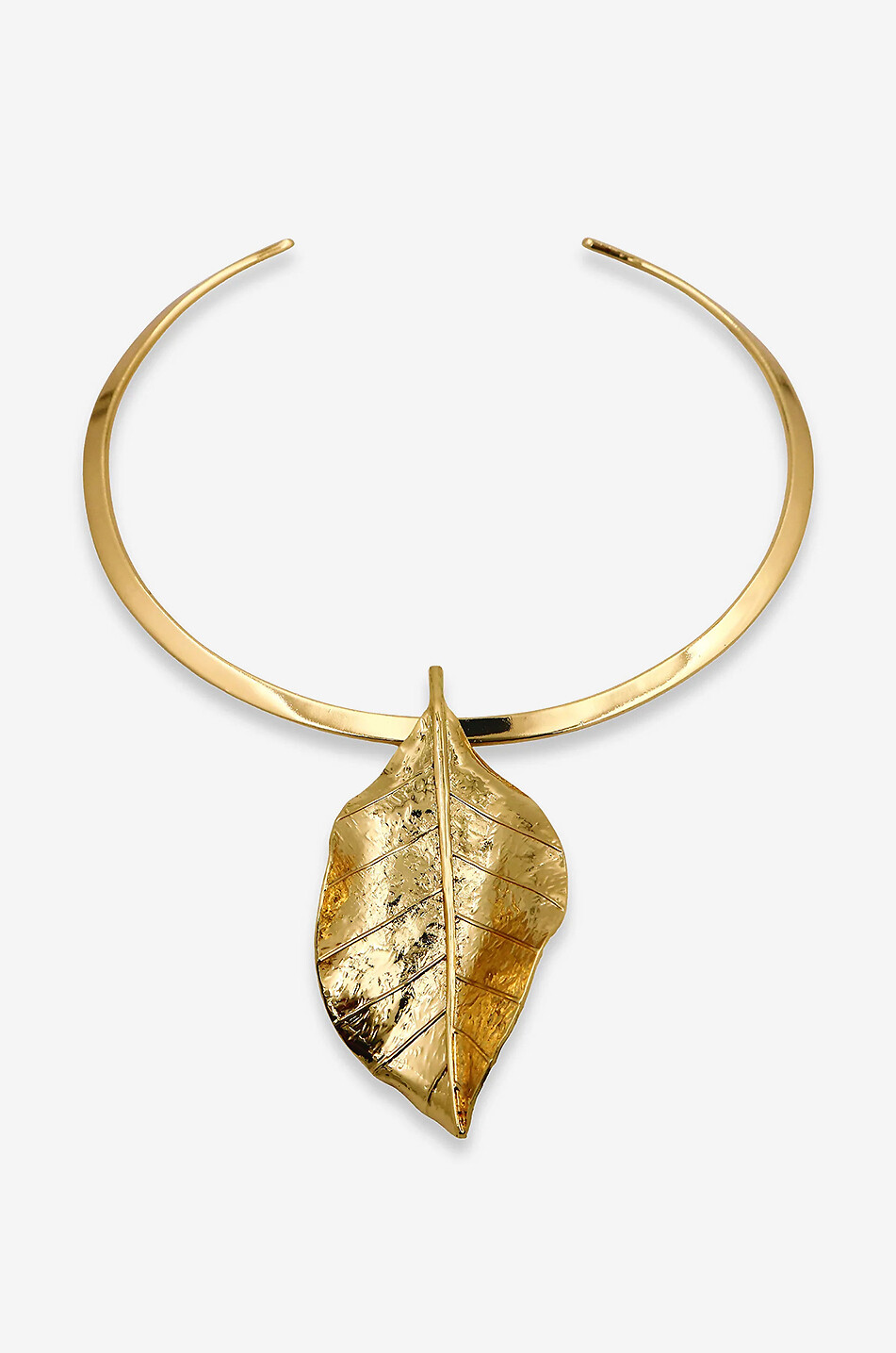 TOHUM Collier ras du cou rigide doré Botanicals Petals of Grace Femme DORE 1